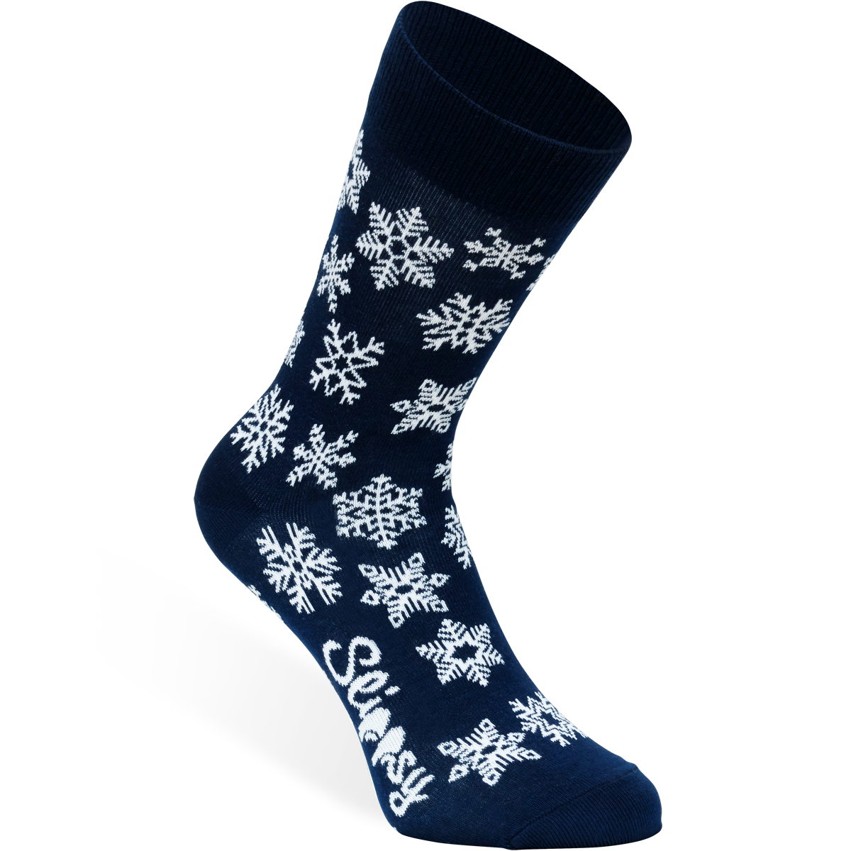 E-shop Slippsy Blue Snowflake socks/35-38