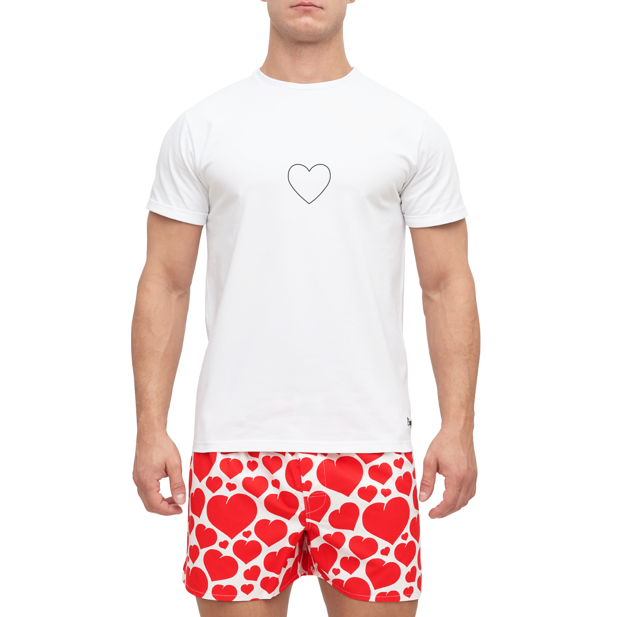 E-shop Slippsy Pánske tričko Lover biele/L