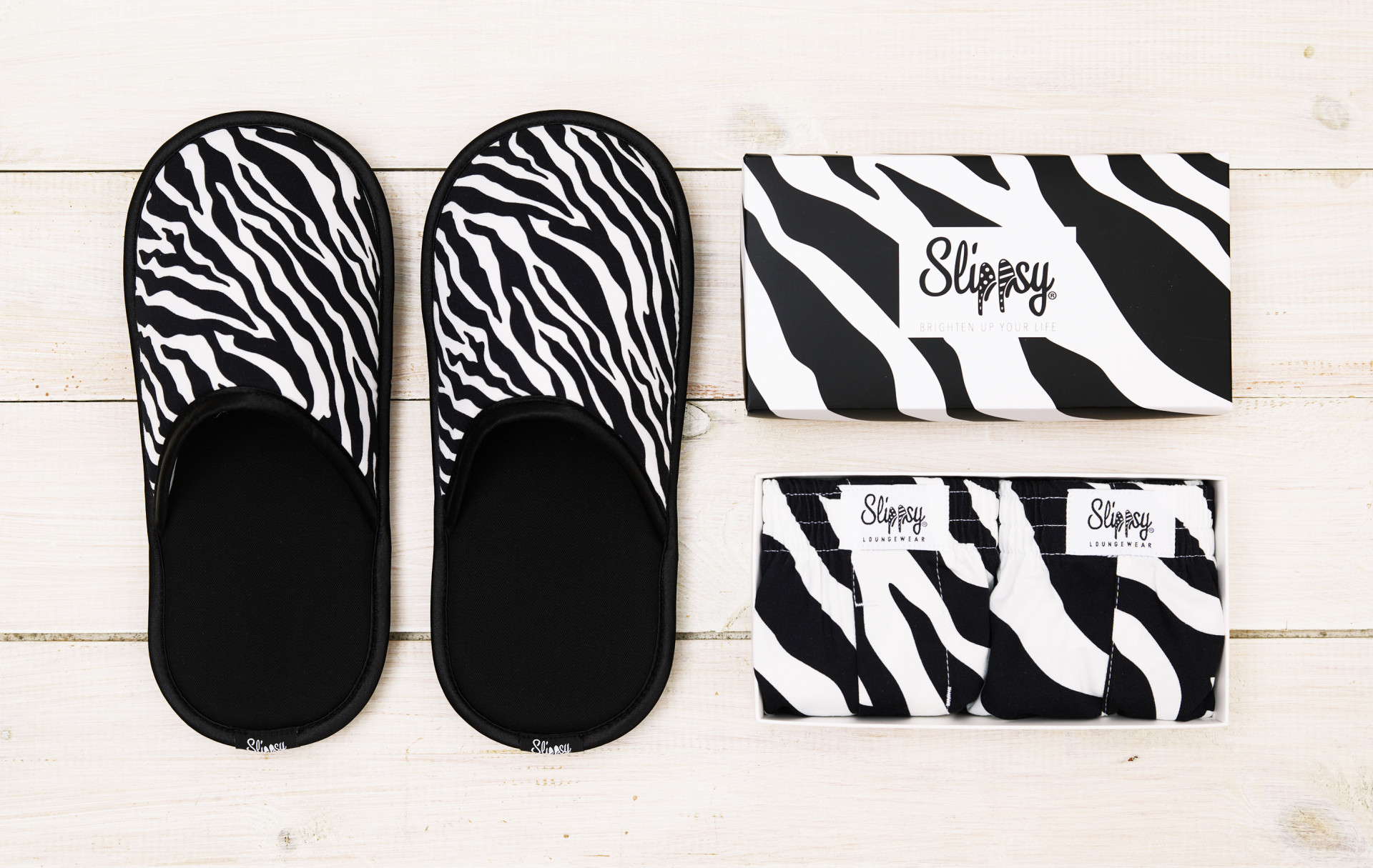 E-shop Slippsy Black&white couple big set