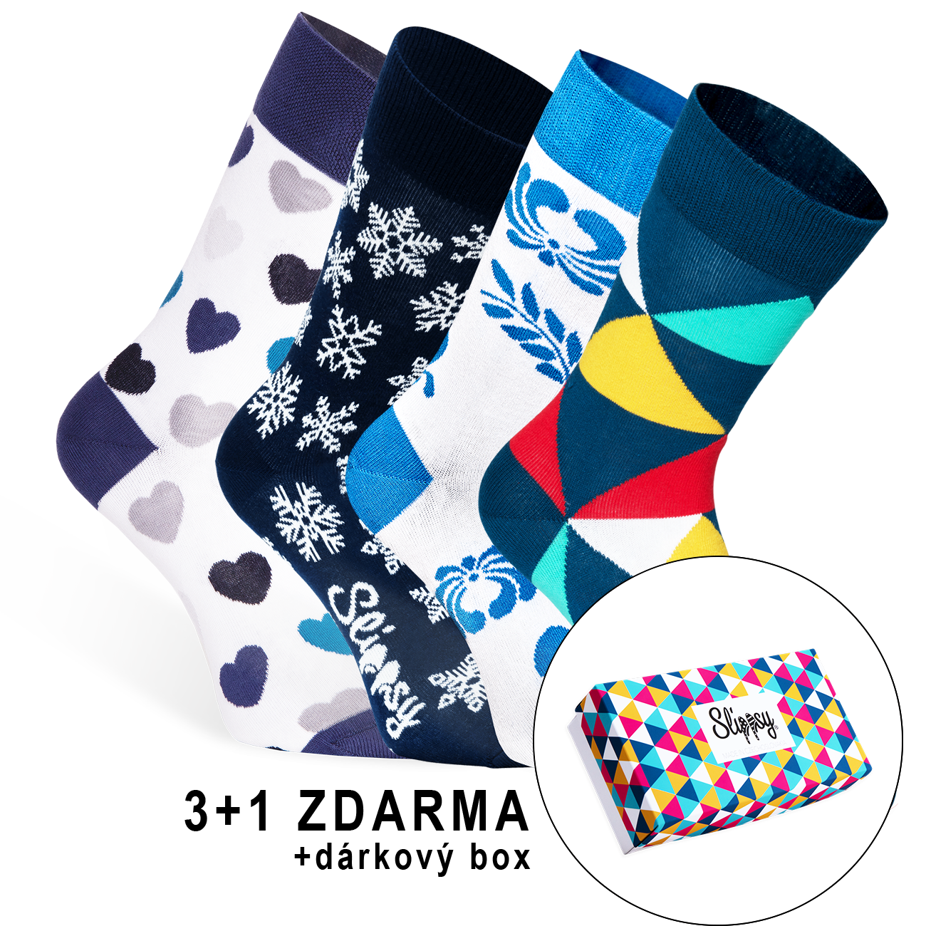 E-shop Slippsy Frozen socks box